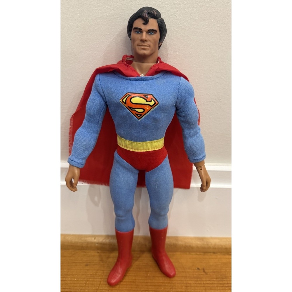 Vintage 1978 Mego Superman 13" Christopher Reeve Movie Action Figure Hong Kong
